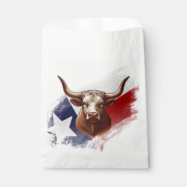 Bolsa De Papel Bola de longhorn de Texas (Anverso)