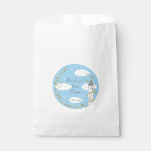 Bolsa De Papel Bolsa Baby Shower Favor "Castillo Purpurinoso"