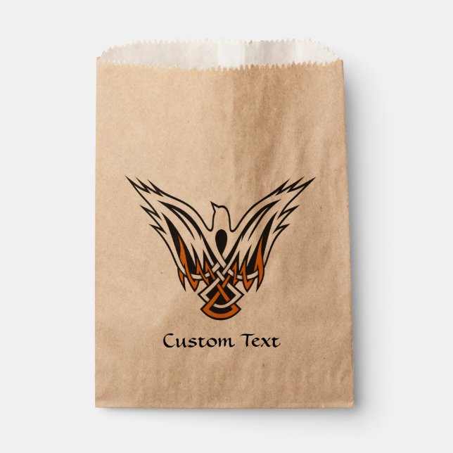 Bolsa De Papel Bolsa Celtic Bird Favor (Anverso)