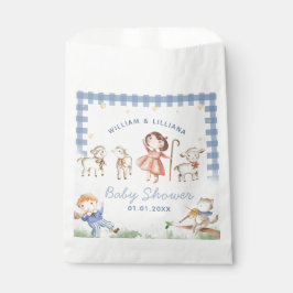 Bolsa De Papel Bolsa de Favor Baby Shower Rhyme Nursery
