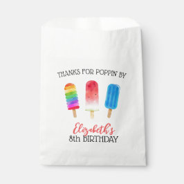 Bolsa De Papel Bolsa de Favor de Cumpleaños Personalizado Cute Po