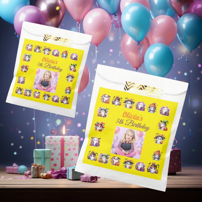 Bolsa De Papel Bolsa de Favor del Fantasma del Café para Niños Cu (Subido por el creador)