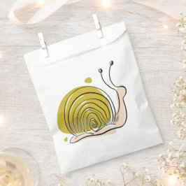 Bolsa De Papel Bolsa de Favor del Snail Cute