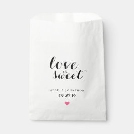 Bolsa De Papel Bolsa de Favor - El amor es dulce