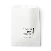 Bolsa de favor elegante moderna minimalista simple