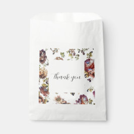 Bolsa De Papel bolsa de favores de diseño floral