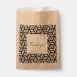 Bolsa De Papel Bolsa de favores de diseño geométrico