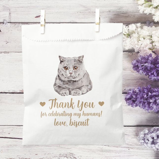 Bolsa De Papel Bolsa de favoritas de bodas para tratar gatos (Subido por el creador)