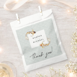 Bolsa De Papel bolsa de favoritas de casamiento de peces koi de c