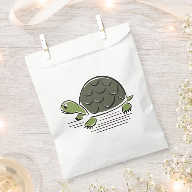 Bolsa De Papel Bolsa de favoritas de tortuga (Cortado)