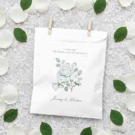 Bolsa De Papel Bolsa de la favorita de la boda botánica floral bl