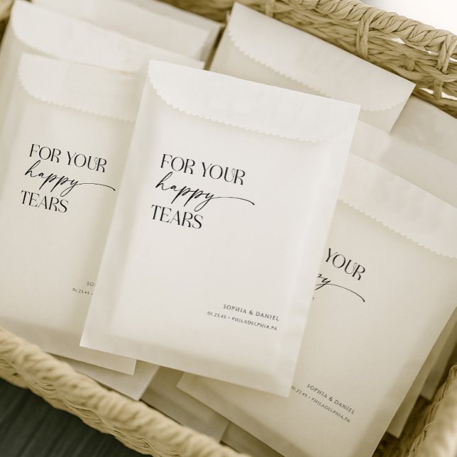 Bolsa De Papel Bolsa de pañuelos de papel para bodas Para tus lág (Subido por el creador)