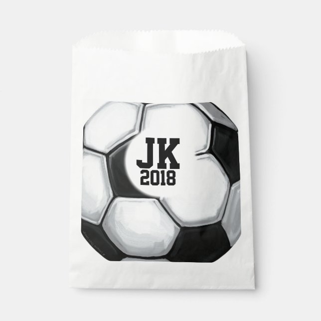 Bolsa De Papel Bolsa de Personalizado de la pelota de fútbol 12 (Anverso)