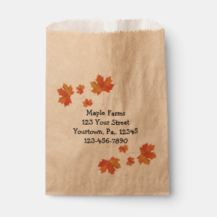 Bolsa De Papel Bolsa de productos de hojas de arce