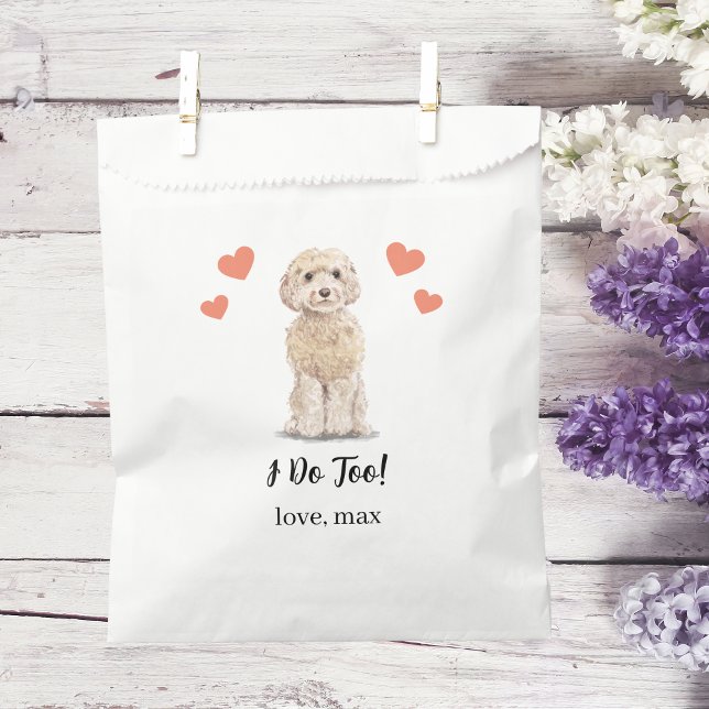 Bolsa De Papel Bolsa del Favor de la Boda del Trate de Perro (Subido por el creador)