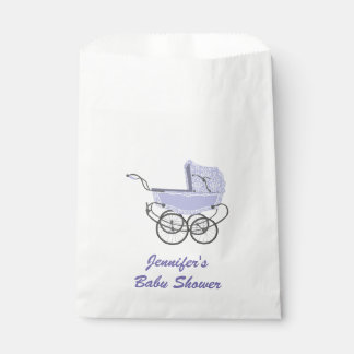Bolsa De Papel Bolsa favorita Baby Shower Purple Pram