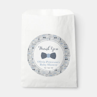 Bolsa De Papel Bolsa favorita de Baby Shower Bow Tie