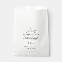 Bolsa favorita de bodas de postre