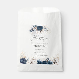 Bolsa De Papel Bolsa favorita de ducha de Rosa azul y turbio de l