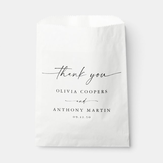 Bolsa De Papel Bolsa favorita de la boda de porcelana azul (Anverso)