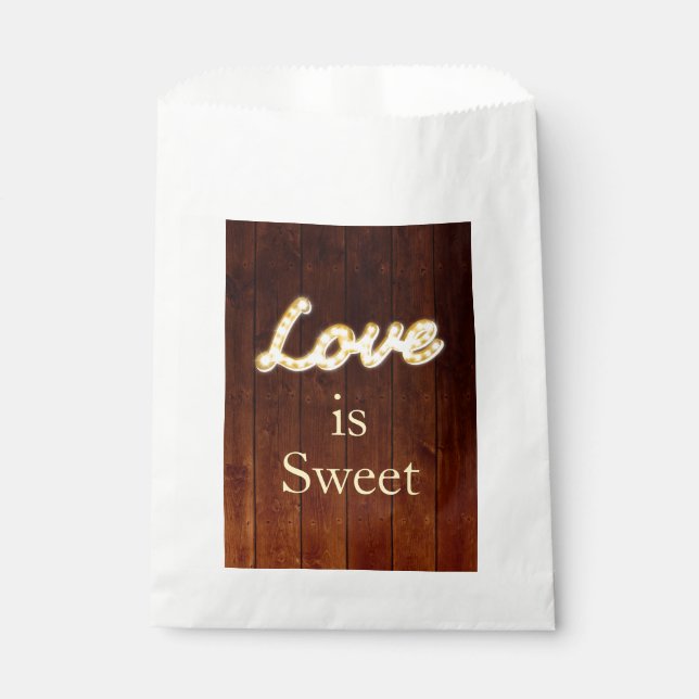 Bolsa De Papel Bolsa favorita de luces de marquesina - tablero de (Anverso)