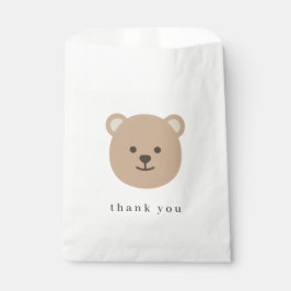 Bolsa De Papel Bolsa favorita del oso de Teddy