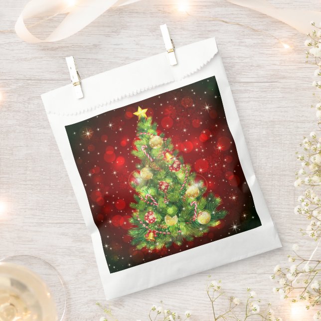 Bolsa De Papel Bolsa favorita del trato de vacaciones (Cortado)