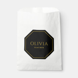 Bolsa De Papel Bolsa Fiesta personalizada con nombre y rol