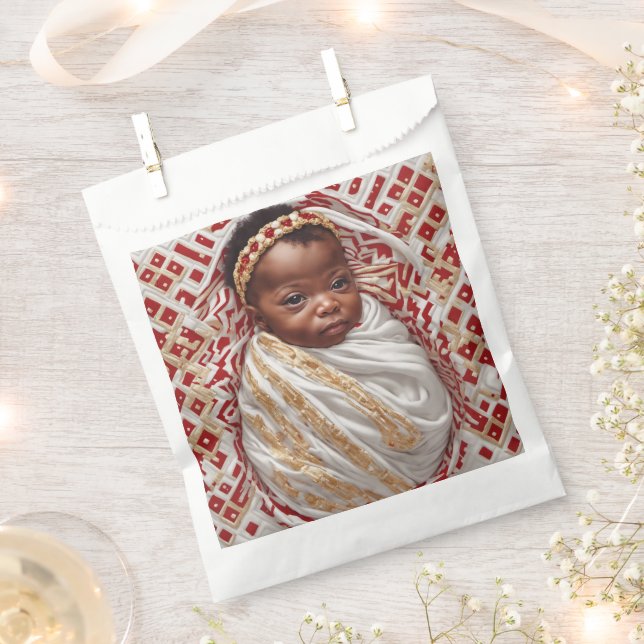 Bolsa De Papel Bolsas Baby Shower Favor (Cortado)