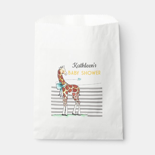 Bolsa De Papel Bolsas Baby Shower Favor (Anverso)