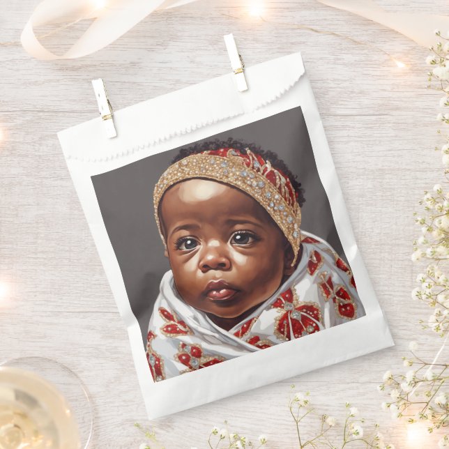 Bolsa De Papel Bolsas Baby Shower Favor (Cortado)