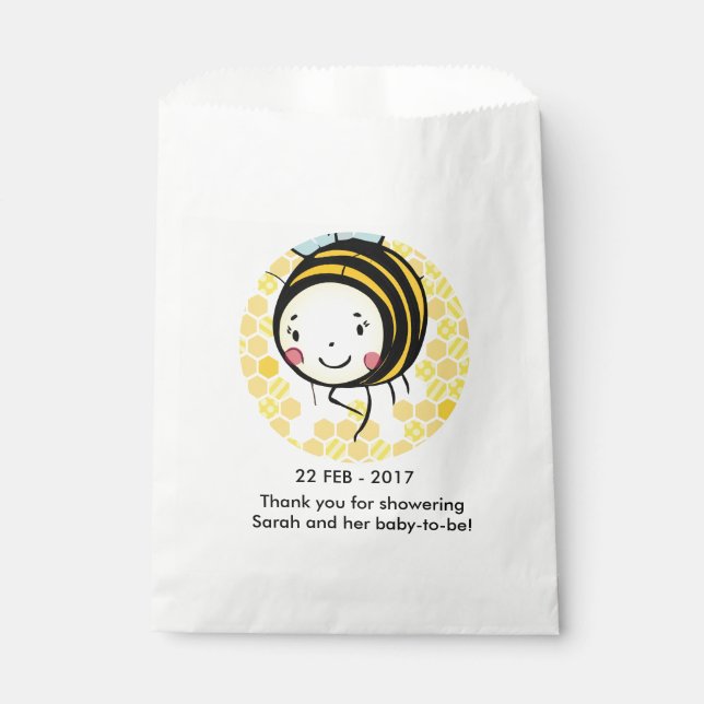 Bolsa De Papel bolsas Baby Shower Favor Bag (Anverso)
