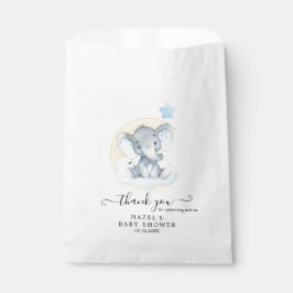 Bolsa De Papel Bolsas Baby Shower Favorito de Elephant Boy Blue
