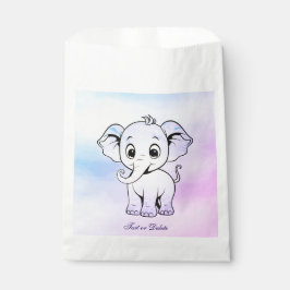 Bolsa De Papel Bolsas de Favor Cute Elephant