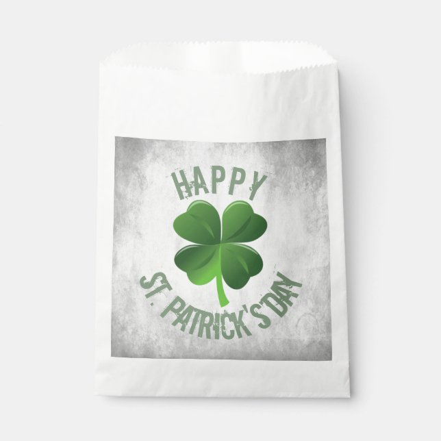 Bolsa De Papel Bolsas de Favor del Día de San Patricio (Anverso)