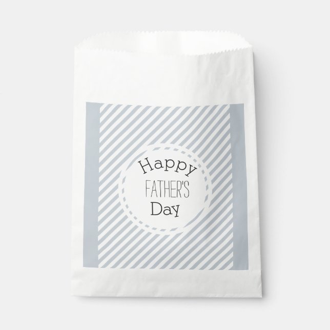 Bolsa De Papel Bolsas de Favor del Día del Padre despojadas (Anverso)