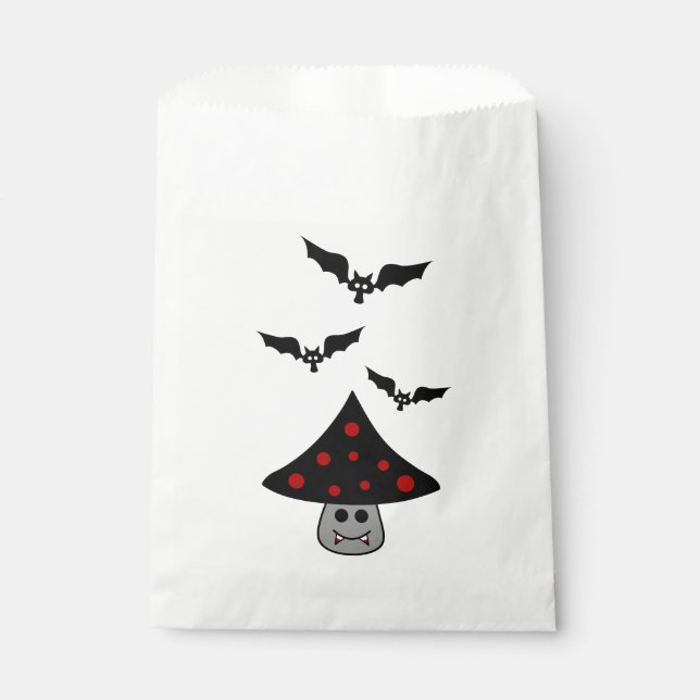 Bolsa De Papel Bolsas de Favor del Vampiro de champiñón (Anverso)