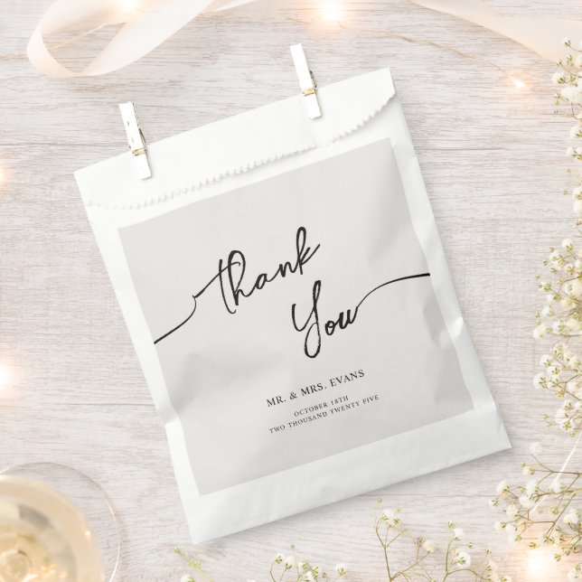 Bolsa De Papel Bolsas de Favor para Boda Boho.  (Cortado)