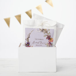 Bolsa De Papel Bolsas de Favor Románticas de Flor Silvestre