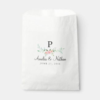 Bolsa De Papel Bolsas de Favor Rosa de la Flora de Agua Dulce
