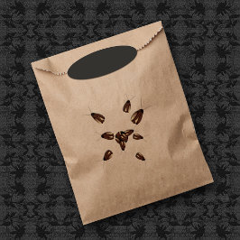 Bolsa De Papel Bolsas de Halloween de Cockroaches Gross Crawly
