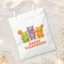 Bolsa De Papel Bolsas de Halloween de Kawaii Monsters & Lollipops