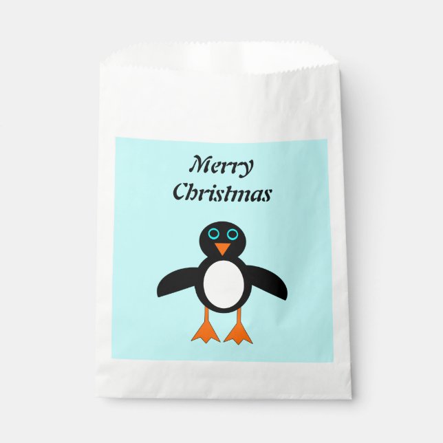 Bolsa De Papel Bolsas de Personalizado de pingüino lindo (Anverso)