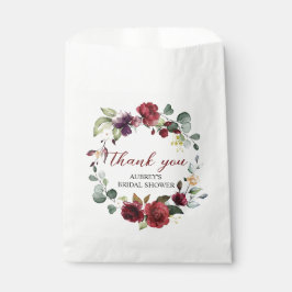 Bolsa De Papel Bolsas de Rosa Borgoña