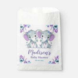 Bolsa De Papel Bolsas favoritas de Baby Shower para elefante Chic