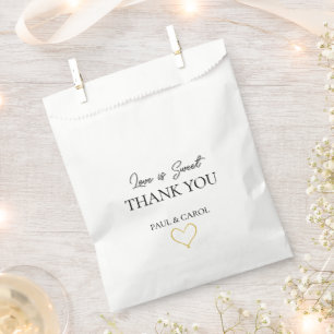 Bolsa De Papel Bolsas favoritas de boda personalizadas