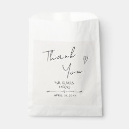 Bolsa De Papel Bolsas favoritas de bodas de а estilo moderno.