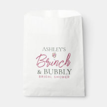 Bolsas favoritas de ducha de novia de brunch y bub
