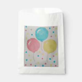 Bolsa De Papel Bolsas favoritas de globos y confetti