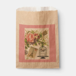 Bolsa De Papel Bolsas favoritas de París de tema rosa francés